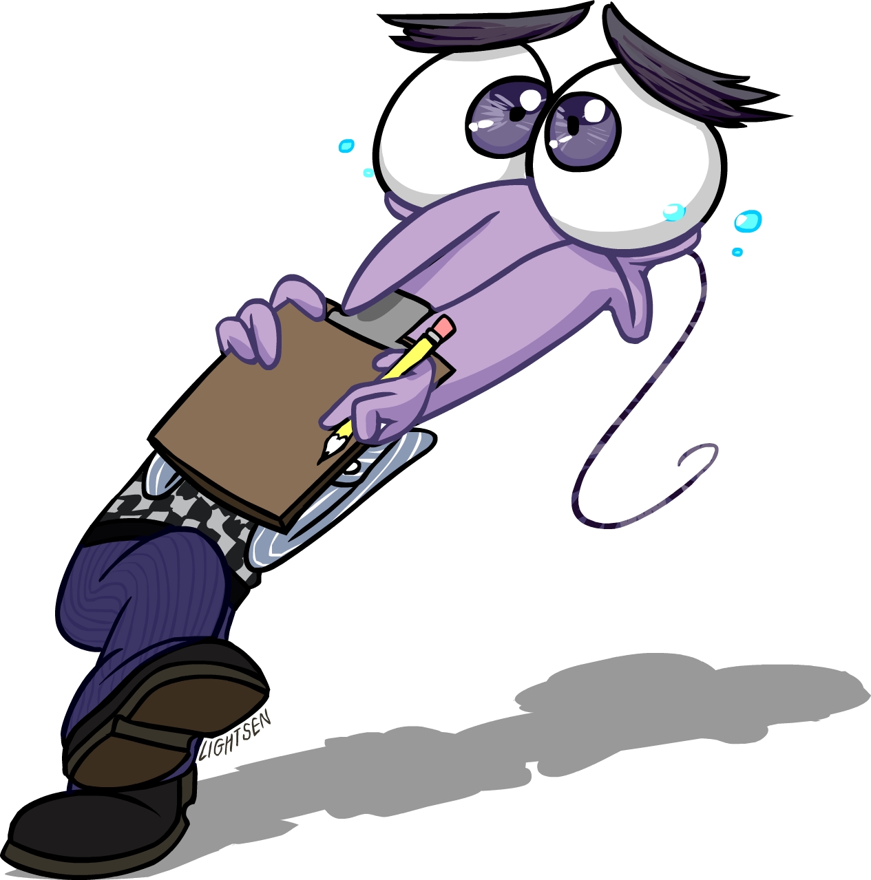 1265x1279 Fear - Inside Out Drawing Fear