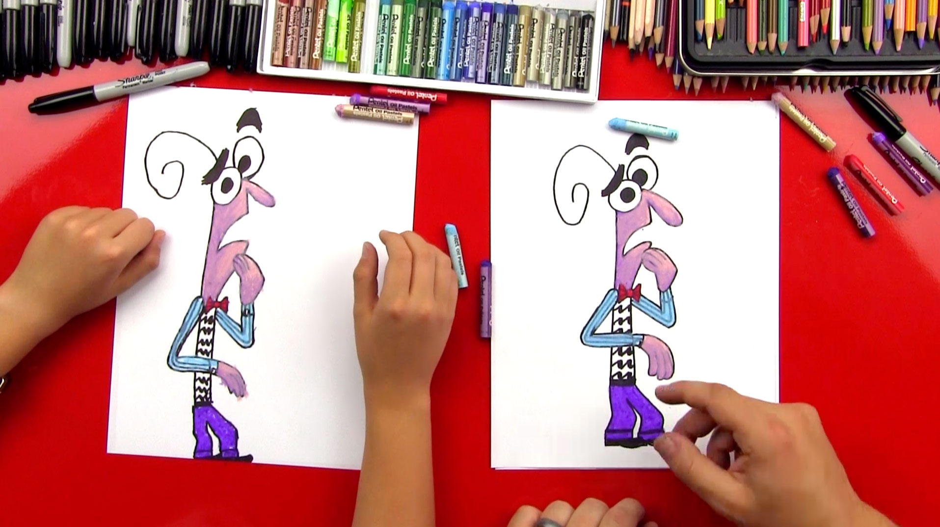 1915x1074 How To Draw Fear From Inside Out - Inside Out Drawing Fear
