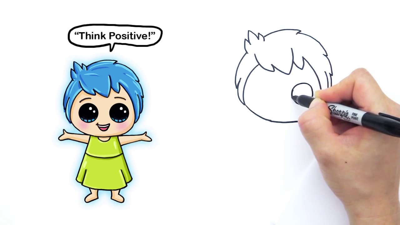 1280x720 How To Draw Joy From Pixar Inside Out Cute And Easy - Inside Out Drawing Joy