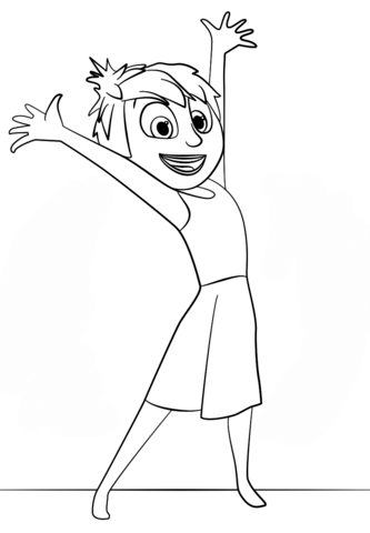 333x480 Inside Out Joy Coloring - Inside Out Drawing Joy