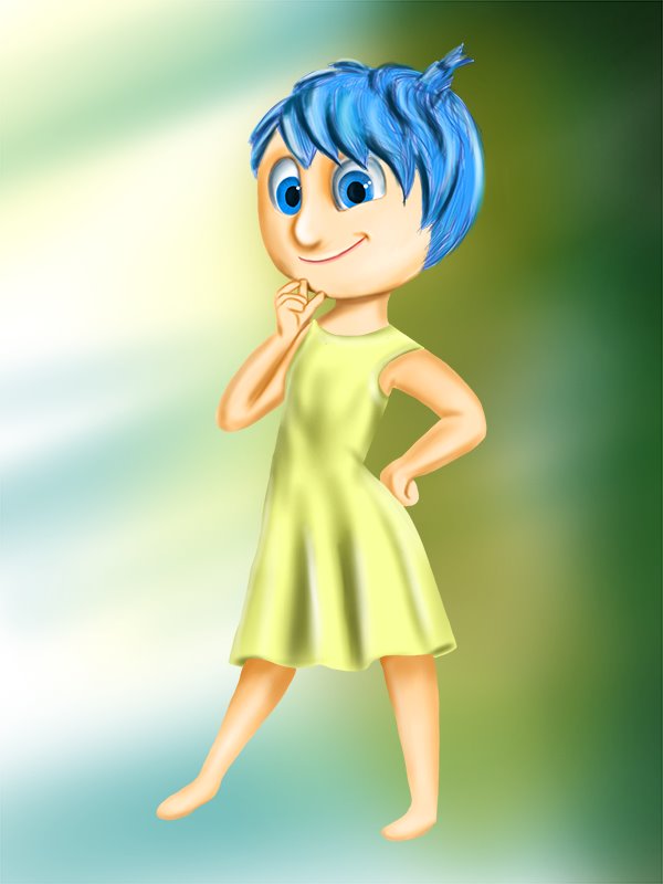 600x800 Learn How To Draw Joy From Inside Out - Inside Out Drawing Joy
