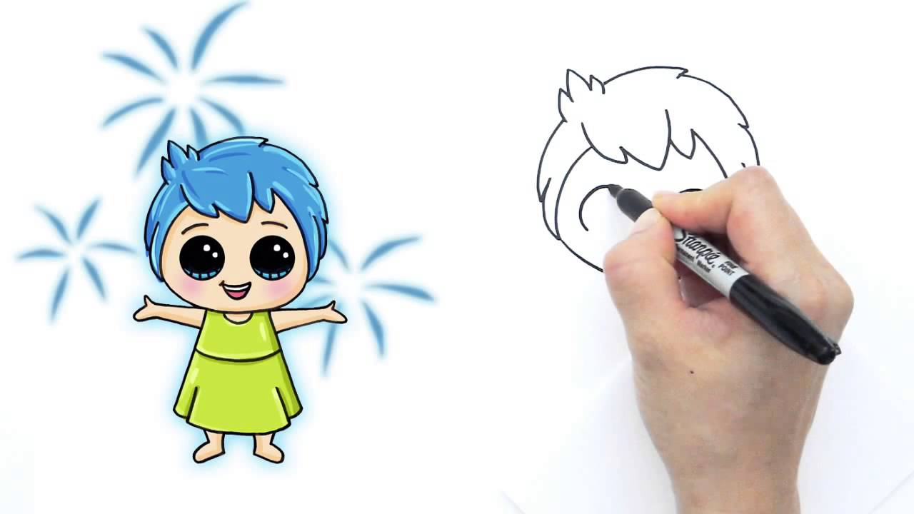 1280x720 Huge Collection Of 'joy Drawing' Download More Than Images - Inside Out Joy Drawing