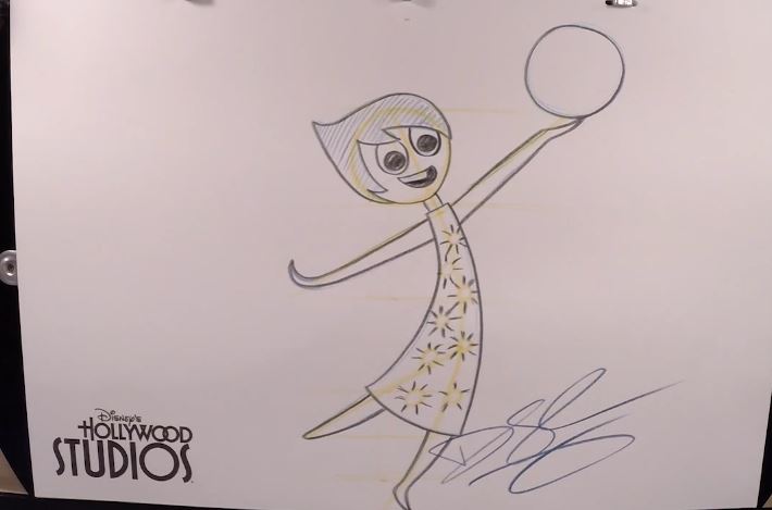 710x469 Inside Out Joy Learn To Draw The Disney Blog - Inside Out Joy Drawing