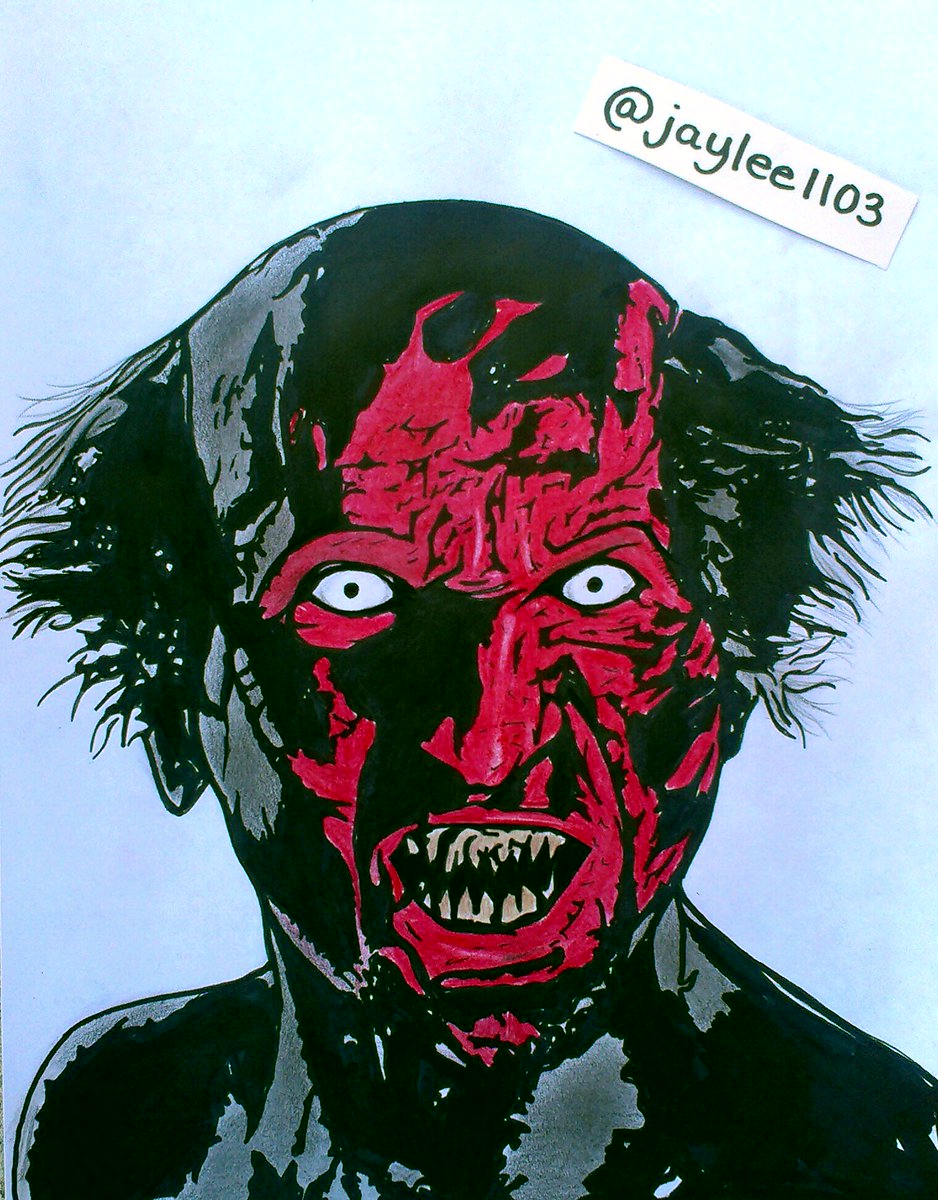 938x1200 johnny green on twitter drawing of the lipstick face demon - Insidious Demon Drawing