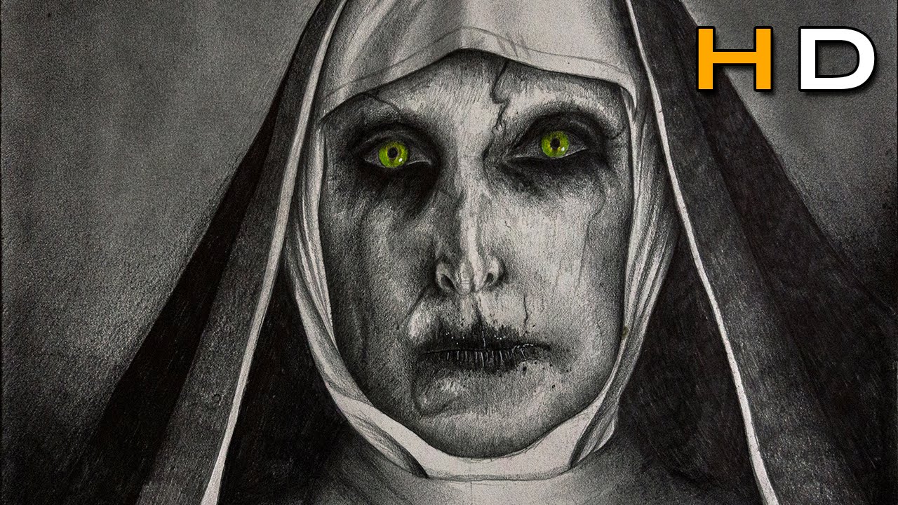 1280x720 drawing valak demon nun - Insidious Demon Drawing