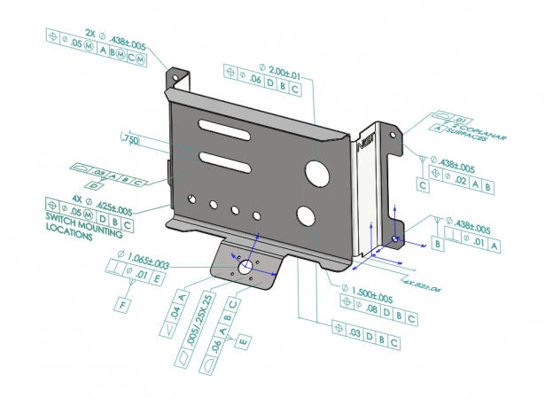 615x449 solidworks inspection adds support for cad - Inspection Drawing