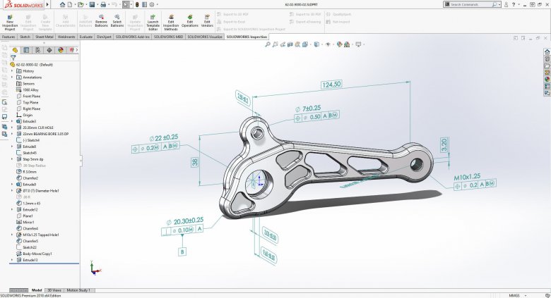 780x423 solidworks inspection provides more support - Inspection Drawing