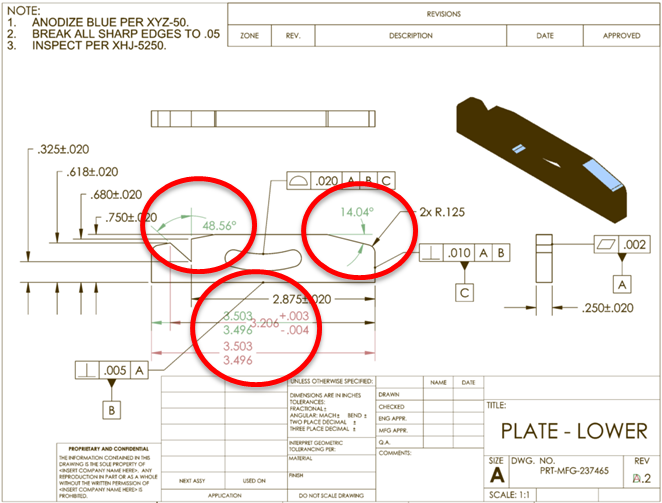 662x503 solidworks inspection tips tricks - Inspection Drawing