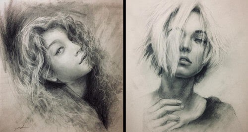 500x266 Design Stack A Blog About Art, Design And Architecture Portrait - Instagram Drawings