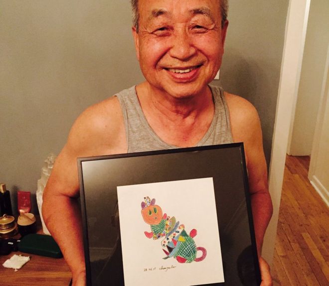 660x574 korean grandfather's long distance instagram story telling - Instagram Drawings