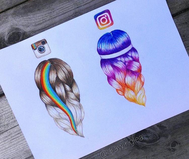 750x632 love it or hate it, artists are already remixing the new instagram - Instagram Logo Drawing