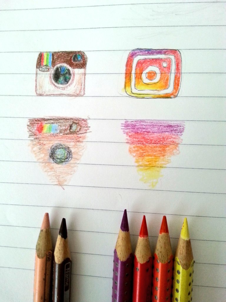 768x1024 sara glatz on twitter and new instagram logo drawing - Instagram Logo Drawing