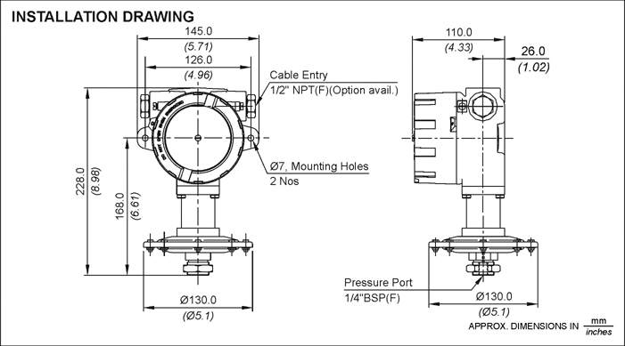 701x389 Installation Drawings - Installation Drawing