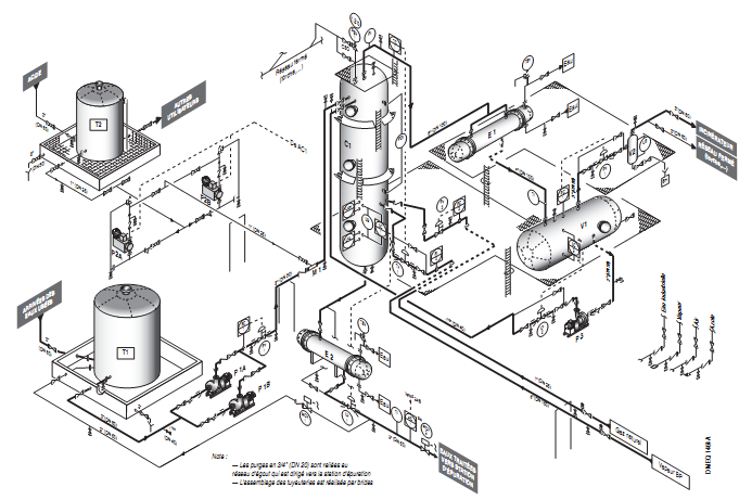 681x461 Isometric Drawing Plant For Free Download - Installation Drawing