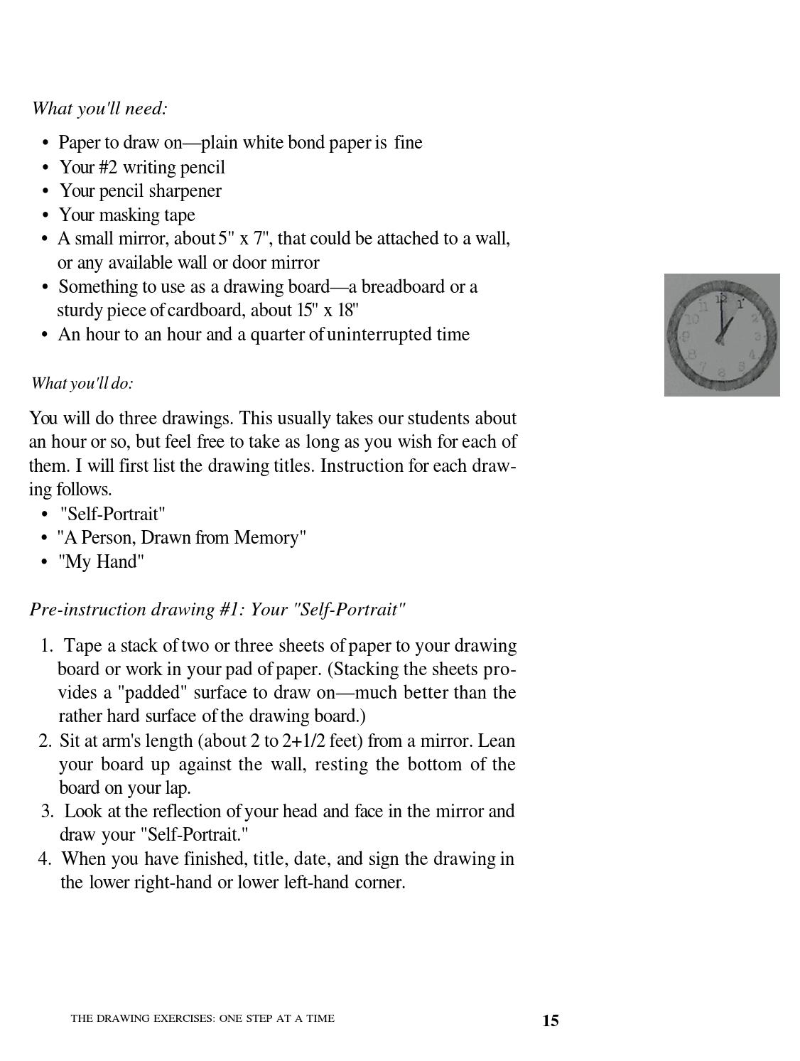 1126x1493 new drawing on the right side of the brain - Instruction Drawing