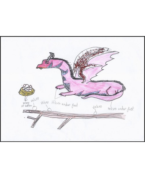 500x612 Door To Door Insurance Custom Made Children's Drawing To Plush - Insurance Drawing