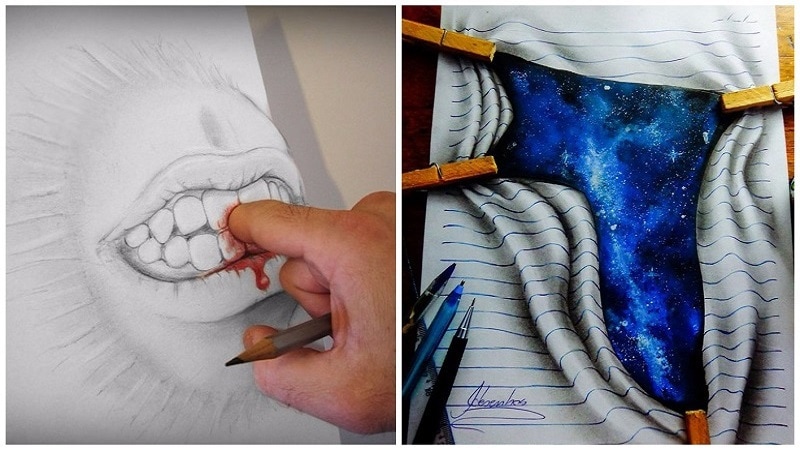 800x450 Cool Drawings That Are Invading Reality - Interesting Drawings