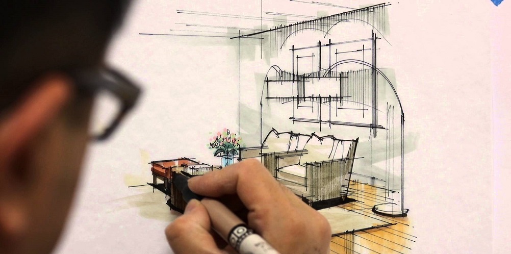 1002x498 How To Draw Interior Design Life Of A Designer - Interior Design Drawing