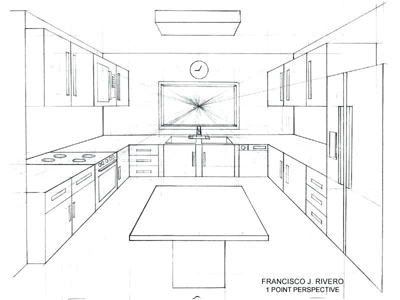 Interior Design Drawing at PaintingValley.com | Explore collection of ...