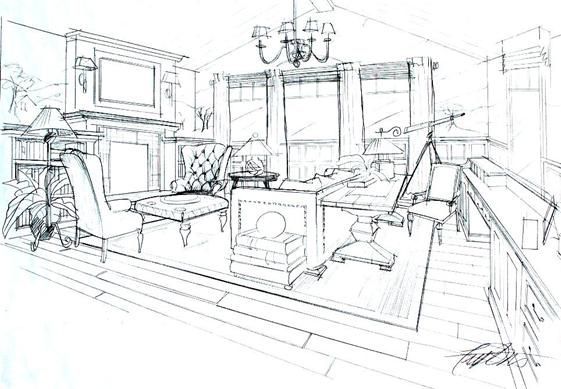561x389 The Art Of Interior Design - Interior Design Drawing