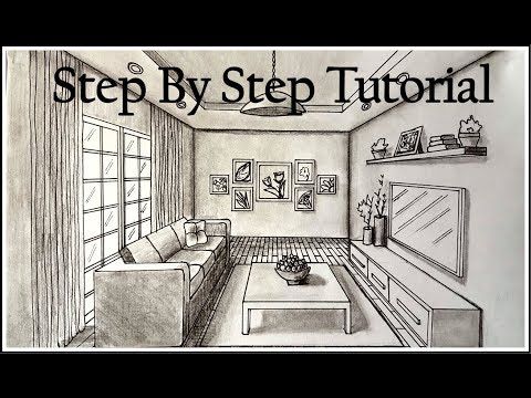480x360 How To Draw Two Point Perspective Easy Drawing Tutorial - Interior Design Drawing Tutorial