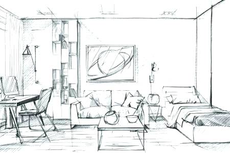 Interior Design Drawing Tutorial at PaintingValley.com | Explore