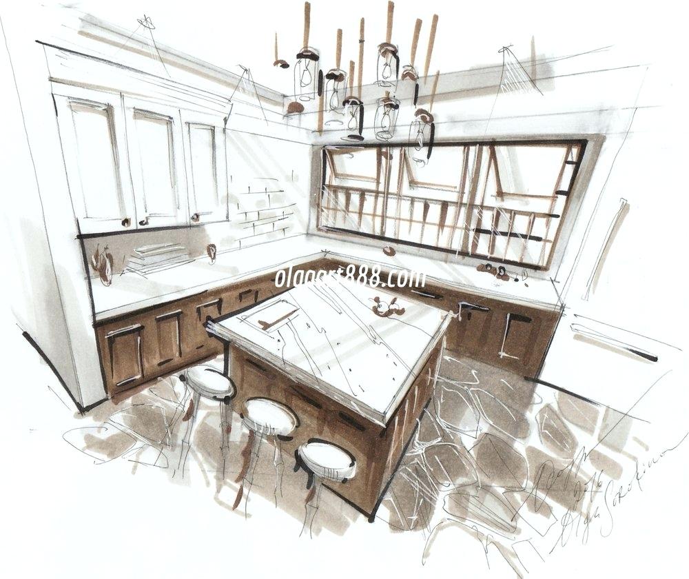 1000x840 interior drawing the art of interior design interior living room - Interior Design Drawing Tutorial