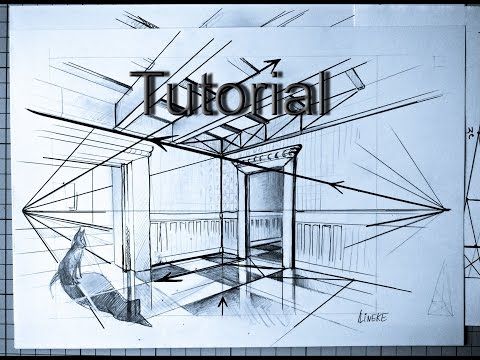 480x360 Manual Rendering Point Interior Design Perspective Drawing - Interior Design Drawing Tutorial