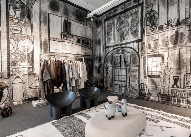 784x560 Studio Toogood Cover Drawing Room In Charcoal Sketches - Interior Drawing