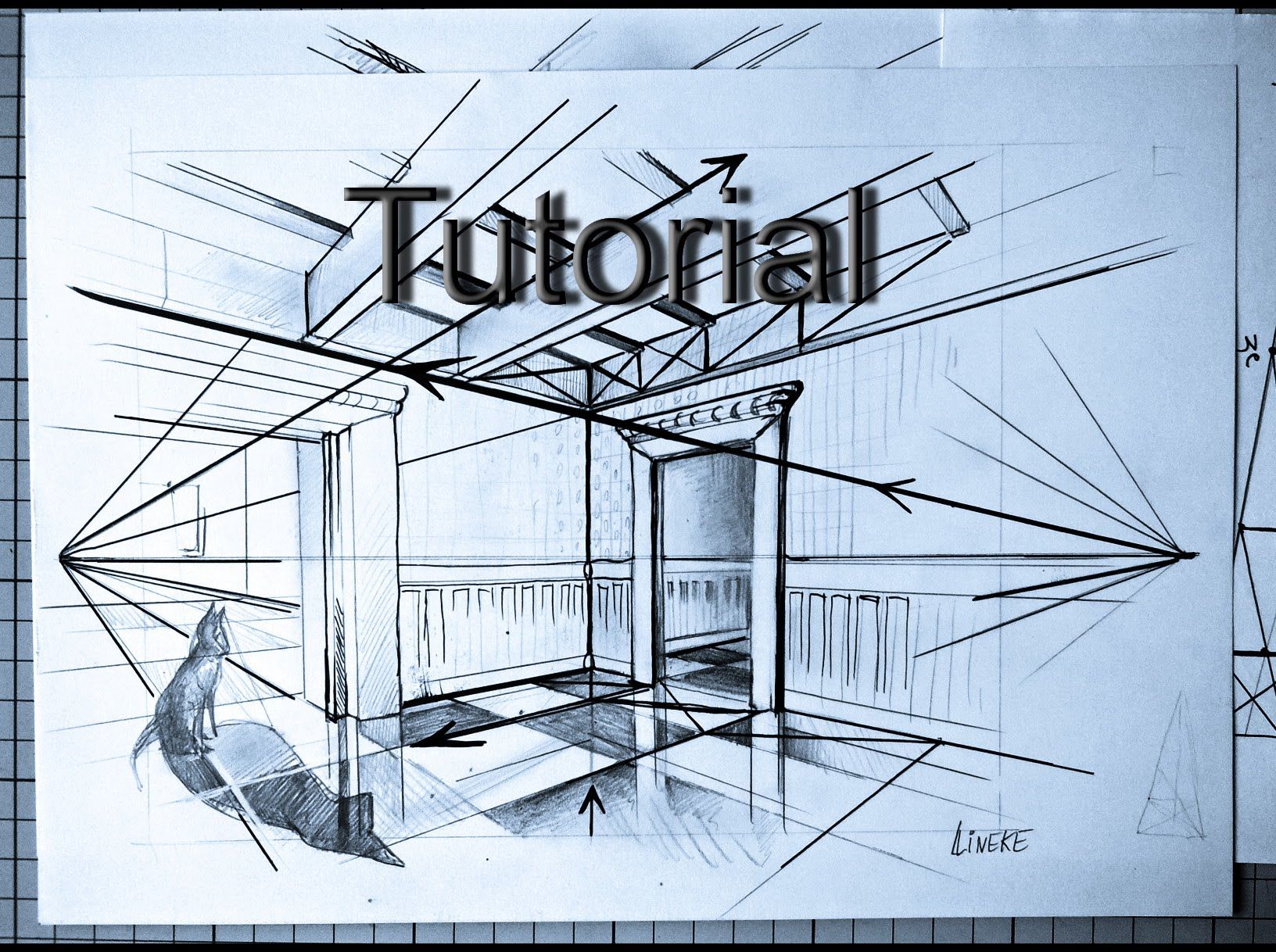 1632x1218 How To Draw An Interior Perspective And Landscapes - Interior Perspective Drawing