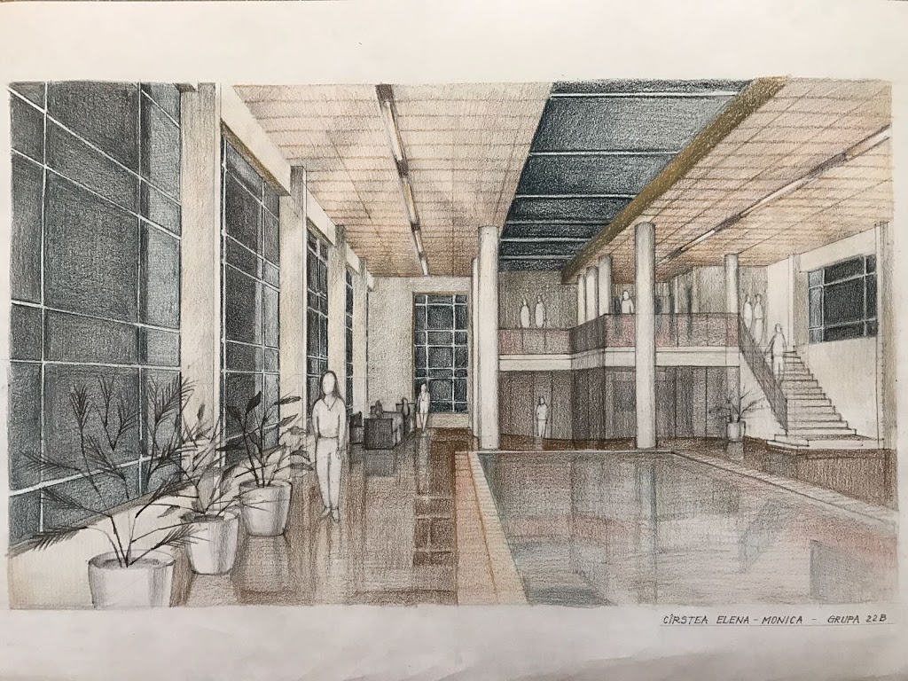 1024x768 Interior Perspective Drawing - Interior Perspective Drawing