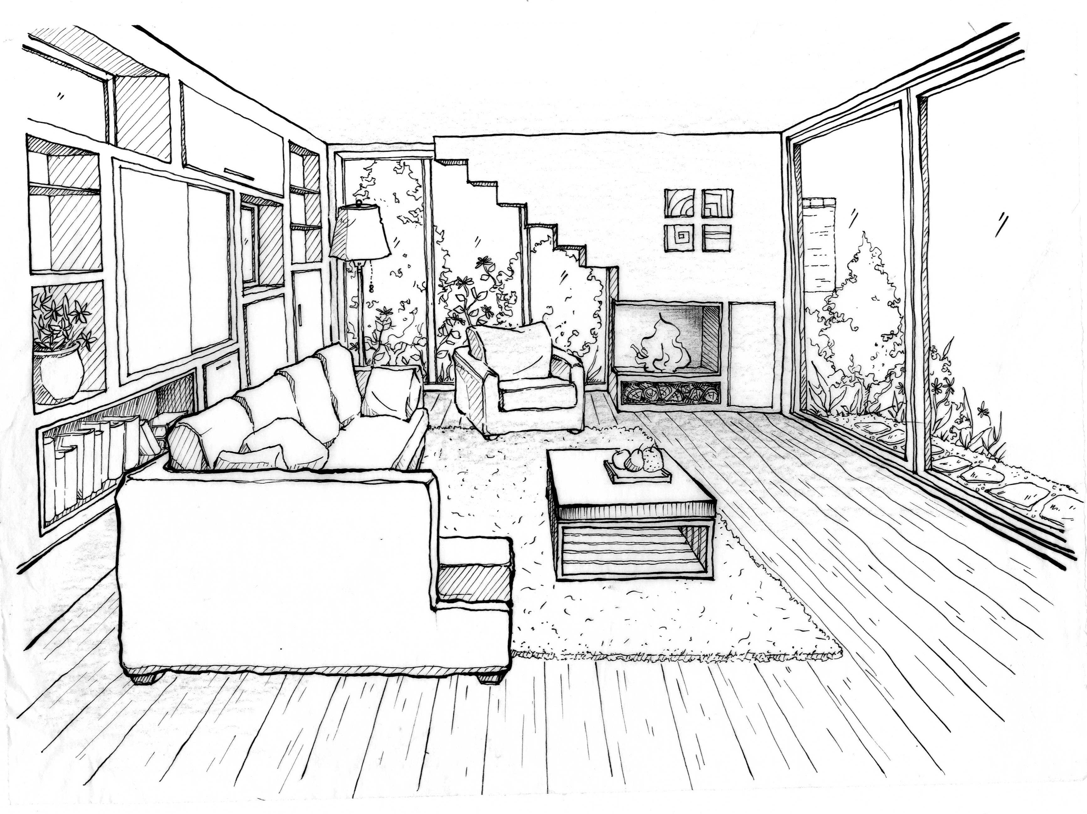 3468x2597 room in perspective livingroomsummerstudio perspective - Interior Perspective Drawing