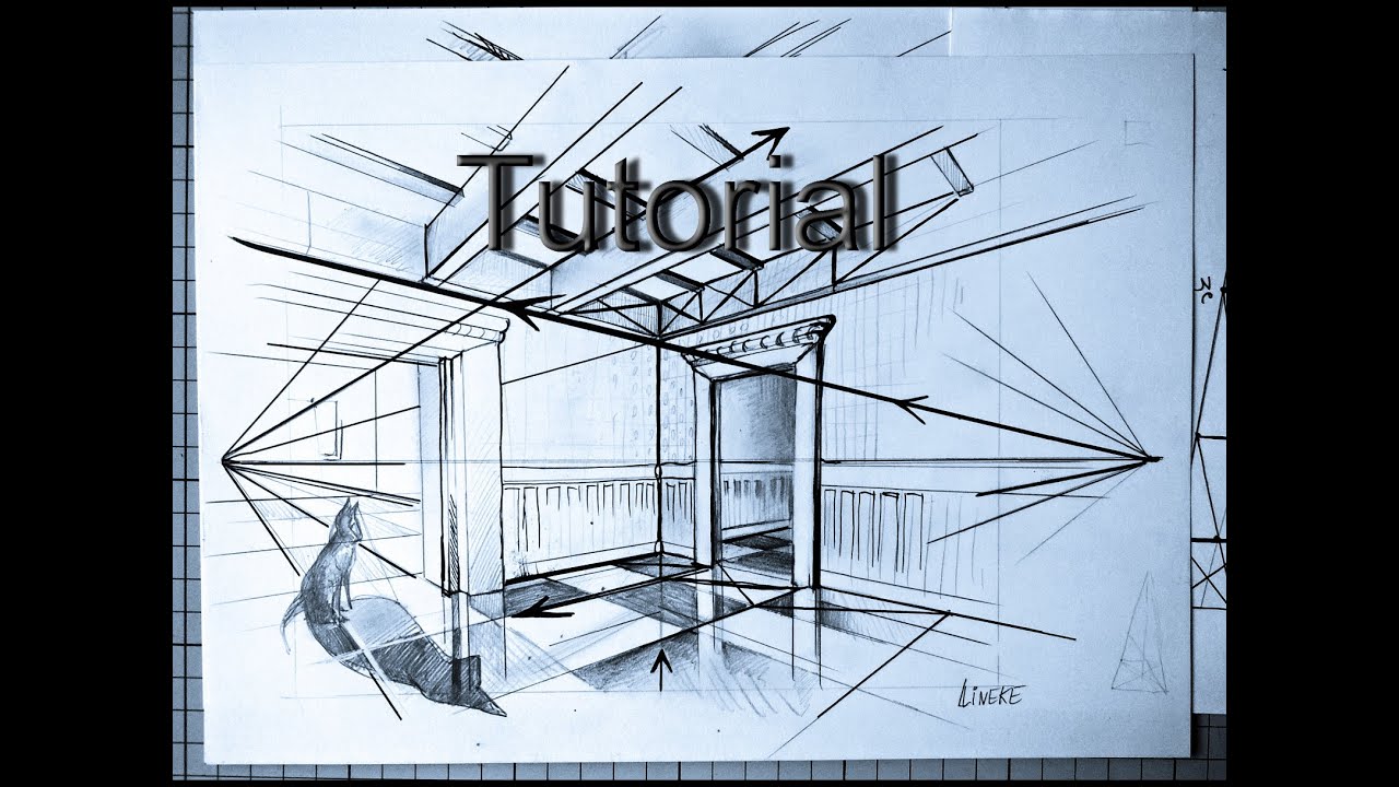 1280x720 Easy Perspective For Beginners Drawing Interior - Interior Perspective Drawing