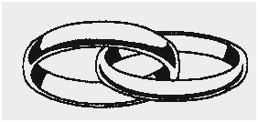 282x134 interlocking wedding rings clipart awesome intertwined wedding - Interlocking Wedding Rings Drawing