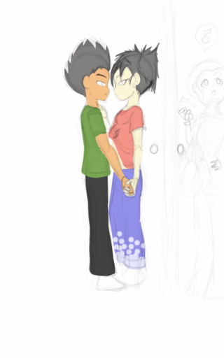 320x512 Interracial Drawings On Paigeeworld Pictures Of Interracial - Interracial Couple Drawing