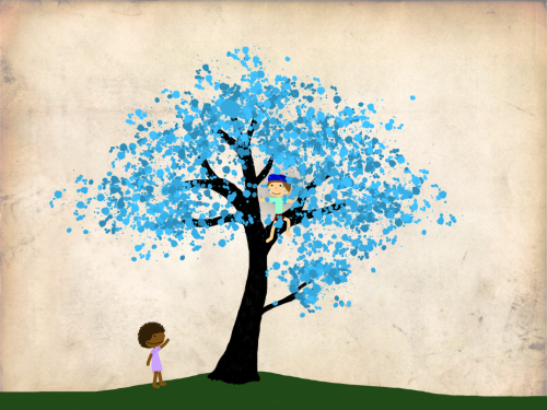 500x375 Love Drawing Friends Radarplz So Cute Funny Pics Romantic Lolz - Interracial Couple Drawing