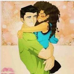 236x237 Best Painting Images In Canvas Art, Draw, Frames - Interracial Couple Drawing