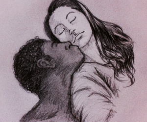 300x250 Images About Interracial On We Heart It See More - Interracial Couple Drawing