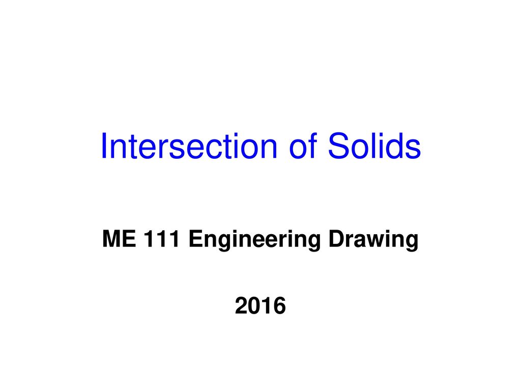 1024x768 Intersection Of Solids - Intersection Drawing