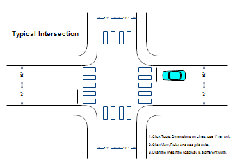 Intersection Drawing At PaintingValley.com | Explore Collection Of ...