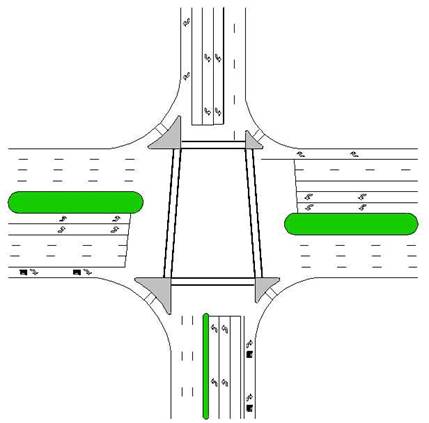 Intersection Drawing at PaintingValley.com | Explore collection of ...