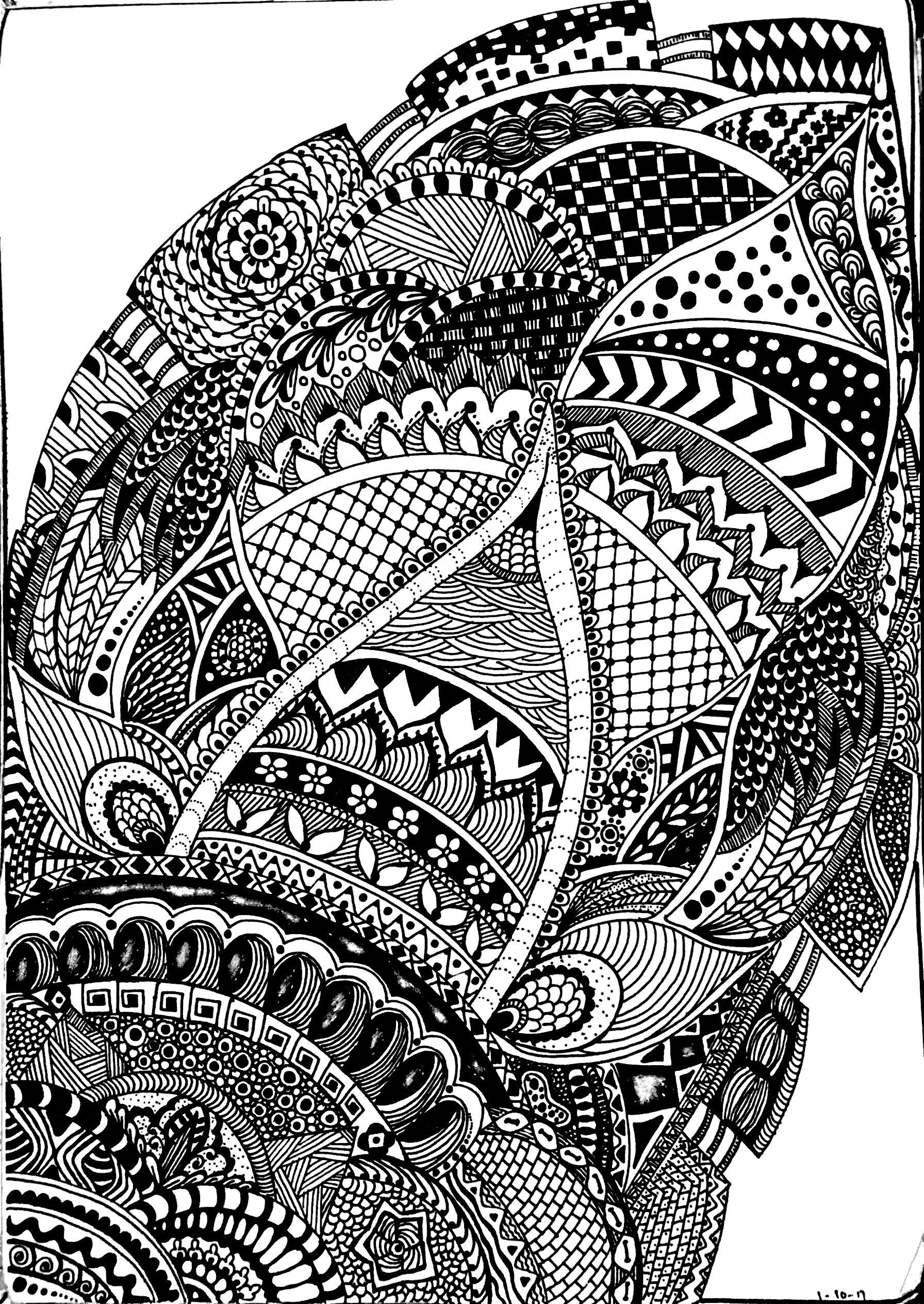 1792x2528 intricate drawing, petals, leaves, hand drawn intricate drawings - Intricate Drawings