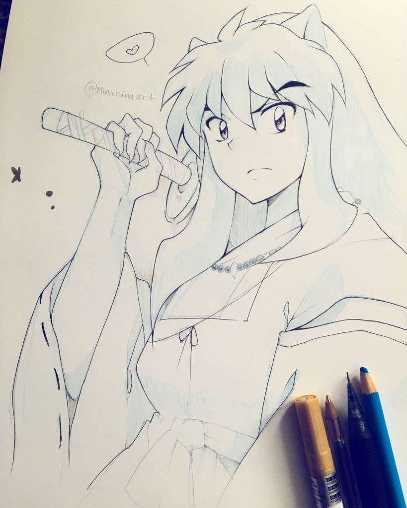 819x1024 Lets Draw Anime Amino - Inuyasha Drawing
