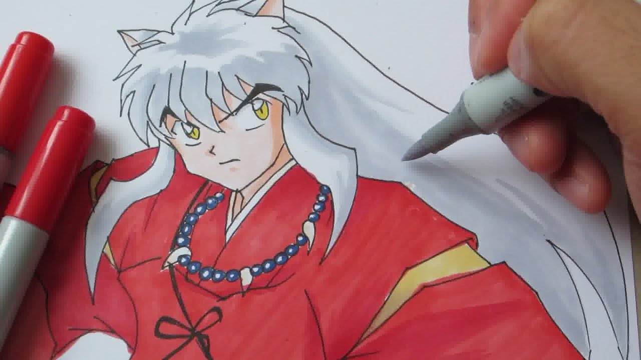 1280x720 Tutorial How To Draw Inuyasha - Inuyasha Drawing