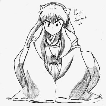 352x351 Inuyasha Drawing - Inuyasha Drawing