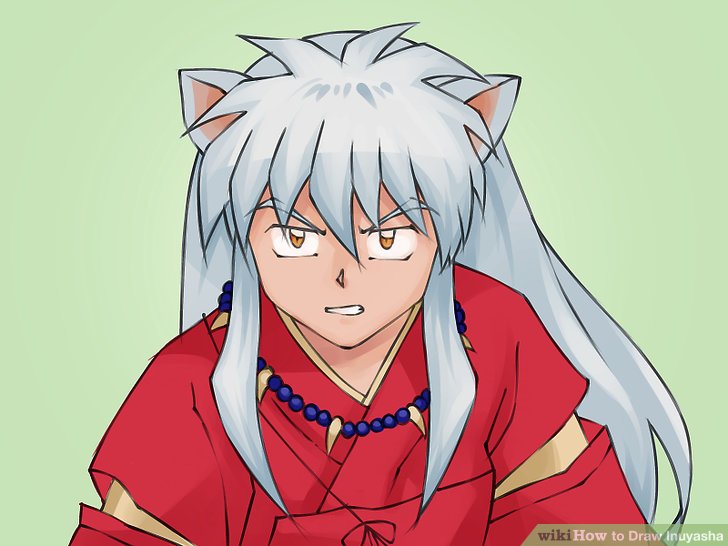 728x546 How To Draw Inuyasha - Inuyasha Drawing