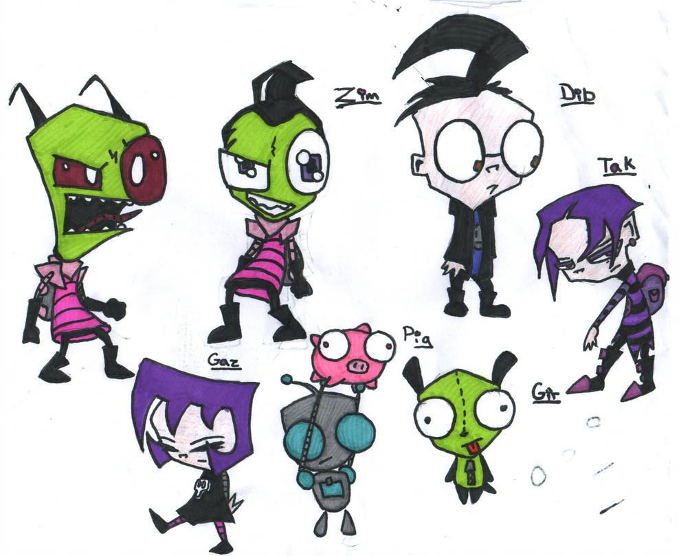 988x808 Invader Zim Drawings - Invader Zim Drawings