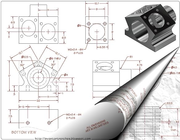584x452 from the trenches with autodesk inventor part modeling practice - Inventor 3d Drawing