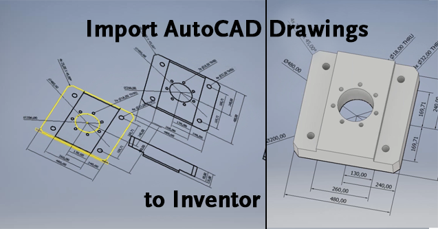 637x333 import autocad drawings to inventor ketiv - Inventor 3d Drawing