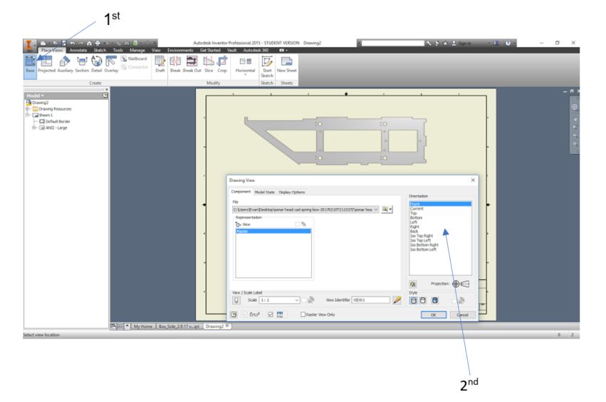 851x564 using autodesk inventor and autocad to create vector - Inventor 3d Drawing